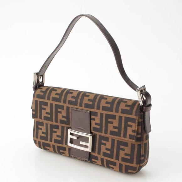 Fendi Zucca Baguette Mamma Handbag Brown - Picture 2 of 9